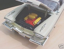 MOPAR Diecast Model 1958 Plymouth FURY 2 portes toit rigide : échelle 1:18 - NEUF EN BOITE