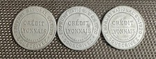 LOT DE 3 TIMBRES MONNAIES