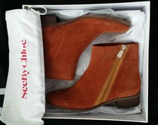 see by chloe suede ankle boots