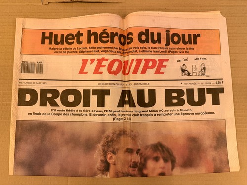 Journal équipe mercred - l'équipe, 26