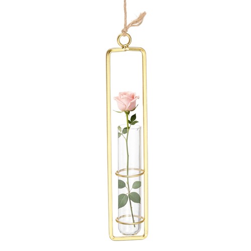 Vase tube verre transparent - vase,