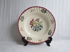 plat rond creux faïencerie de longwy,service "marseille"