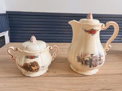 Cafetière pot sucre - et,