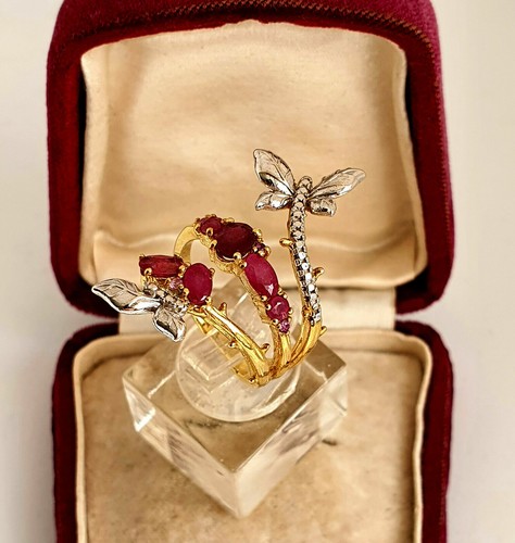Bague ancienne vermeil - bague,