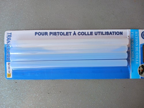 Batons colle translucide - de,