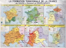 Carte scolaire de 1962 La