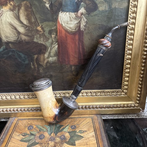 Pipe germanique xixe monture - pipe,