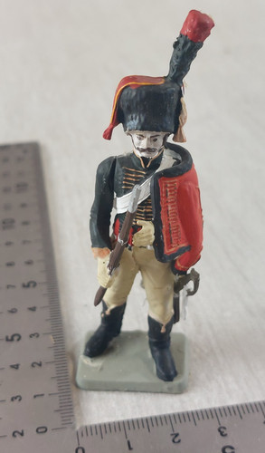 Ancien soldat hussard - soldat,, en