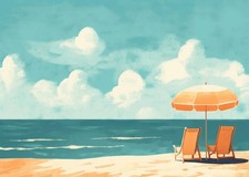 Affiche d'art mural scène de