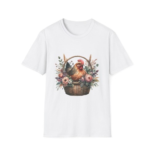 Rustic floral hen - rustic,