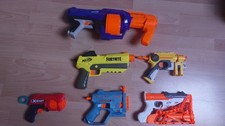 LOT DE 6 BLASTER NERF JOUET FORTNITE XSHOT ULTIMATE 2.0 SHARPFIRE