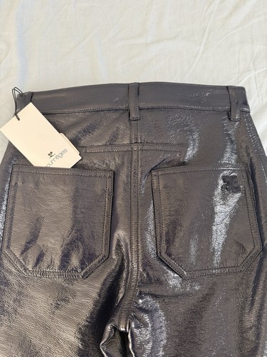 Pantalon vinyle courreges - pantalon,