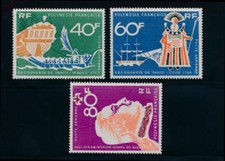 French Polynesia C45-C47 Mint