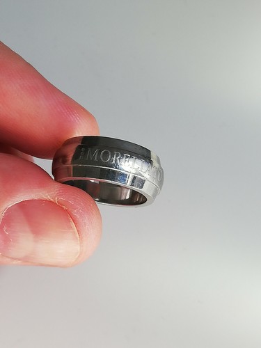 Bague morellato acier - bague, en