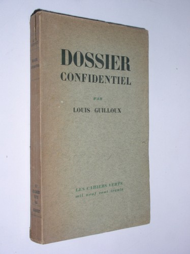 Louis guilloux dossier - louis,