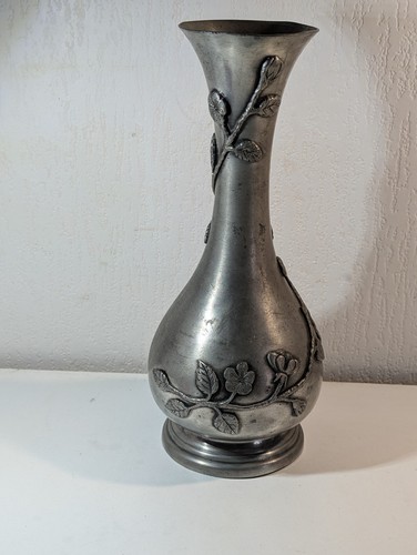Grand vase soliflore étain - soliflore,