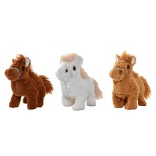 Jouet en peluche cheval en