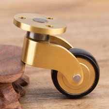 Roulettes en laiton pour canapé et tables rotation 360 degrés charge lourde
