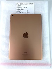  BOÎTIER CHÂSSIS COQUE ARRIÈRE POUR IPAD 6TH GEN WIFI A1893 OR GOLD