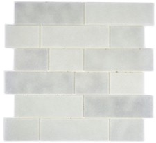 Mosaïque carreau translucide composite mural blanc bianco 68-0139L_f |10 plaques