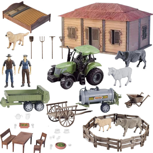 Ensemble ferme maison de - ensemble,