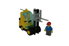 Lego® train 9V RC chemin de fer voie ferrée 4563 transpalette avec figurine TRAN