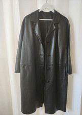 Manteau Vintage Cuir Noir