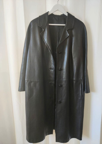 Manteau vintage cuir - vintage,