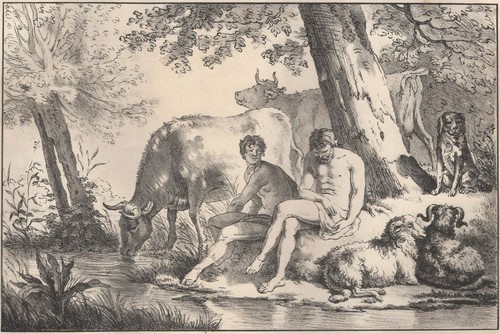 Adriaen van den - velde, bergers