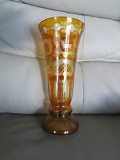 ancien grand vase en cristal