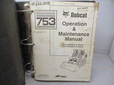 Bobcat 753 Opération