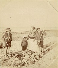 BORD DE MER PLAGE  Ca 1895