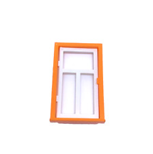 PLAYMOBIL * MAISON MODERNE * Fenêtre Blanche Cadre Jaune Bordure Villa 70014