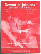 Partition vintage sheet music