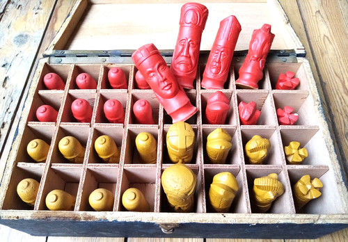 1930 rare jeu d echecs - c.,