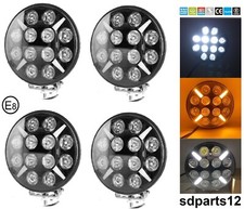 4x 12-24V LED Phare Longue