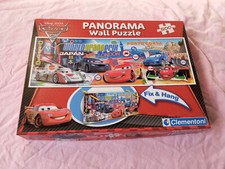 PUZZLE PANORAMA DISNEY CARS 2 CLEMENTONI 500 PIECES 100 % COMPLET PIXAR