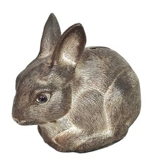 TIRELIRE LAPIN EN MÉTAL