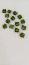 Perles verre murano vertes - de,