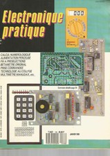 ELECTRONIQUE PRATIQUE N°133 ALIM PERCEUSE / PRISE COMMANDEE / FM PRESELECTIONS
