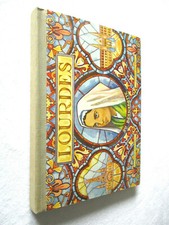ALSACE LOURDES  illustrations en relief editions LUCOS Mulhouse 1958 IMPRIMATUR