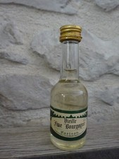 Bouteille mignonnette Vieille fine Bourgogne Cartron 3 cl en bon état