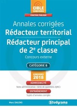 Annales corrigées rédacteur