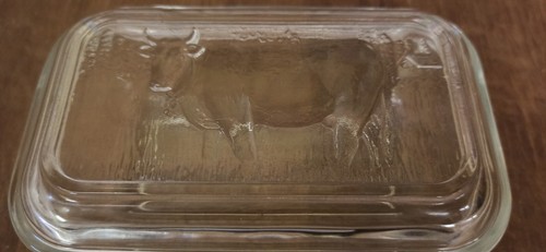 Beurrier ancien verre - ancien,
