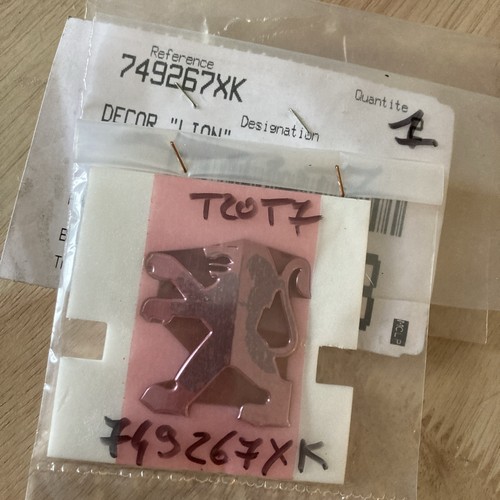 Peugeot 749267xk sticker lion - sticker,