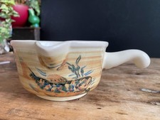 Saucière Sarreguemines modèle Granville - Décor Poisson Truite Vintage