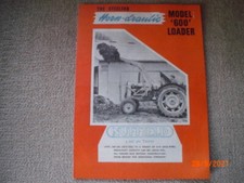 BROCHURE  PUBLICITAIRE  CHARGEUR  FRONTAL HORN-DRAULIC  / NUFFIELD U60 ET 460