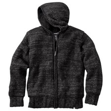 Machine Heathered Hoodie Zip