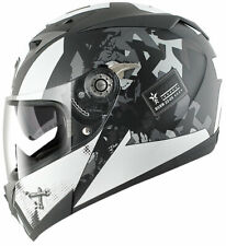 Shark S700-S Trax Mat Kas Casque Moto Noir Slivoïde Gratuit Pinlock