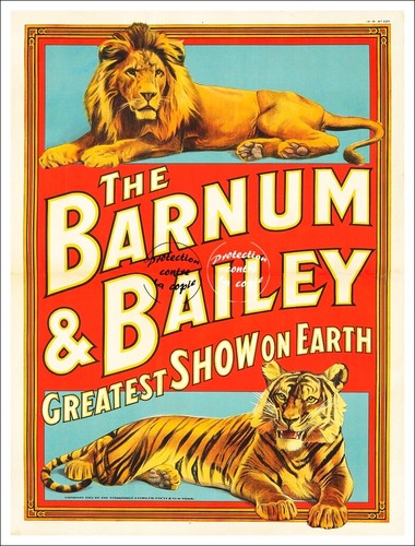 Barnum bailey tigre - bailey, lion